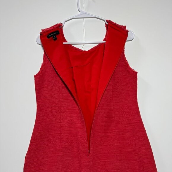 Banana Republic Frayed Edge Tweed Dress Size 4 - Picture 8 of 8